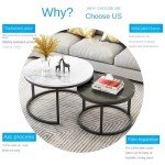 Nordic Simple Coffee Table Modern Creative Home Round Coffee Table Living Room Advanced Sense Iron Art Light Luxury Size Circle