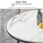 Nordic Simple Coffee Table Modern Creative Home Round Coffee Table Living Room Advanced Sense Iron Art Light Luxury Size Circle