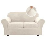 Plush Velvet Stretch Sofa Covers for Medium Couch