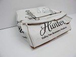 White Linen Glass Bowl by Hunter Fan Company