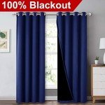 Royal Blue Blackout Curtain Set - 2 Panels