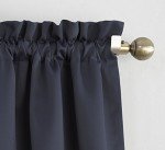 Navy Blue Energy Saving Blackout Curtain Panel 40"x84