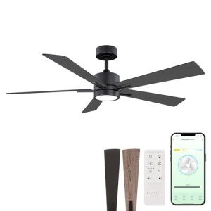 Bali Smart 52in Ceiling Fan with LED Light & Remote