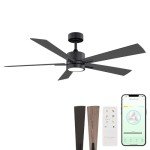 Bali Smart 52in Ceiling Fan with LED Light & Remote