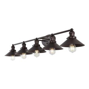 Jonathan Y 4-Light Metal Vanity Light - Oil Rubbed Bronze