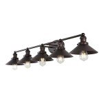 Jonathan Y 4-Light Metal Vanity Light - Oil Rubbed Bronze