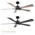 Bali Smart 52in Ceiling Fan with LED Light & Remote
