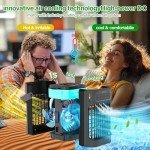 LEAEYFE Portable Air Conditioner with 800ml Tank