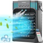 LEAEYFE Portable Air Conditioner with Color Lights