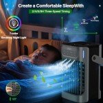 LEAEYFE Portable Air Conditioner with 800ml Tank