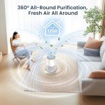 LUNINO H13 HEPA Air Purifier for Large Rooms
