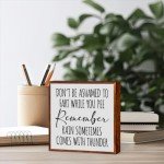 Funny Bathroom Quotes Wooden Box Sign Decor