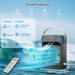 LEAEYFE Portable Air Conditioner with Color Lights