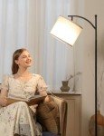 Adjustable 60" Floor Lamp with 3 Color Temperatures