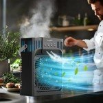 LEAEYFE Portable Air Conditioner with Color Lights