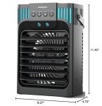 LEAEYFE Portable Air Conditioner with Color Lights