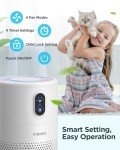MOOKA Large Room Air Purifier with True HEPA