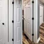 30 Pack Matte Black 3.5 Inch Door Hinges