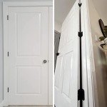 30 Pack Matte Black 3.5 Inch Door Hinges