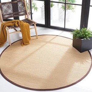 Natural Fiber 4' Round Sisal Area Rug