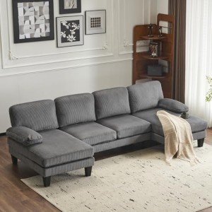Modern U-Shape Sectional Sofa with Chaises