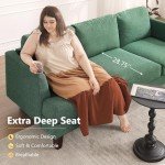 Busaurus 3-Seater Mid-Century Modern Sofa - Green