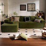 Ovivios 104" Cloud L-Shape Sectional Sofa - Green