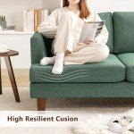 Busaurus 3-Seater Mid-Century Modern Sofa - Green