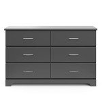 Brookside 6 Drawer Double Dresser for Kids