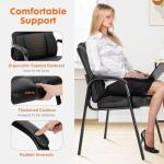Set of 2 Big and Tall PU Leather Chairs