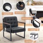 Set of 2 Mid Century Modern Accent Chairs