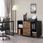 Yaheetech 2-Drawer Lateral Filing Cabinet with Storage
