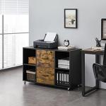 Yaheetech 2-Drawer Lateral Filing Cabinet with Storage