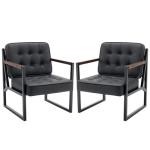 Set of 2 Mid Century Modern Accent Chairs