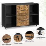 Yaheetech 2-Drawer Lateral Filing Cabinet with Storage