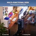 DUMOS 32 Inch Modern Small Computer Desk
