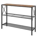 Hoctieon Rustic 3-Tier Console Table for Entryway