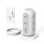 TESSAN 11-Outlet Surge Protector Power Strip Tower