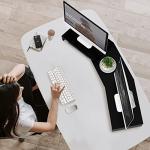 TAVR Adjustable Dual Monitor Stand Riser Black