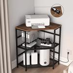 VEDECASA Corner Printer Stand with USB Charging