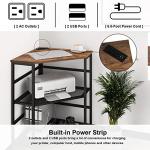 VEDECASA Corner Printer Stand with USB Charging