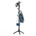 Hupmad Adjustable Wooden Tree Coat Rack Stand