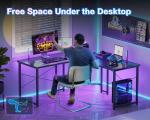 L-Shaped Gaming Desk for Home Office, 51