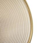 Martha Stewart Ryder Gold Mesh Trash Can, 4.5 Gallon