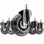 HOSALI Heavy-Duty Office Chair Replacement Wheels Set