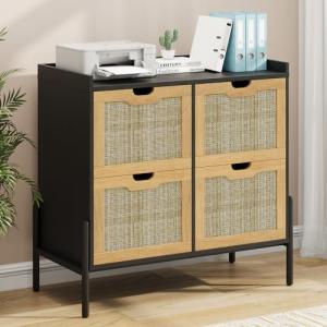 Lateral 4 Drawer File Cabinet for Home Office