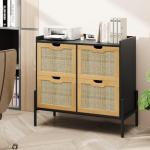 Lateral 4 Drawer File Cabinet for Home Office