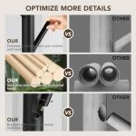 Hupmad Adjustable Wooden Tree Coat Rack Stand