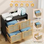 Lateral 4 Drawer File Cabinet for Home Office