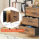 Triple Bookshelf with 3 Drawers & 10 Displays